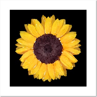 sunflowers watercolor sunshine flowers Posters and Art